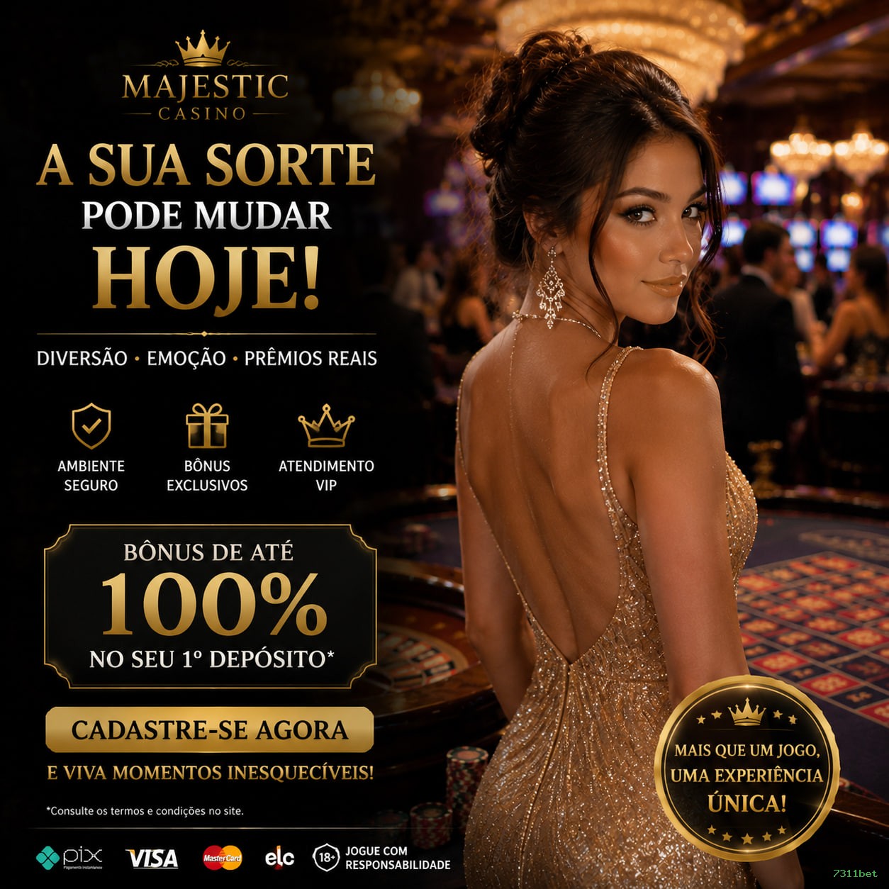 Cassino ao vivo da 7311bet com dealers reais